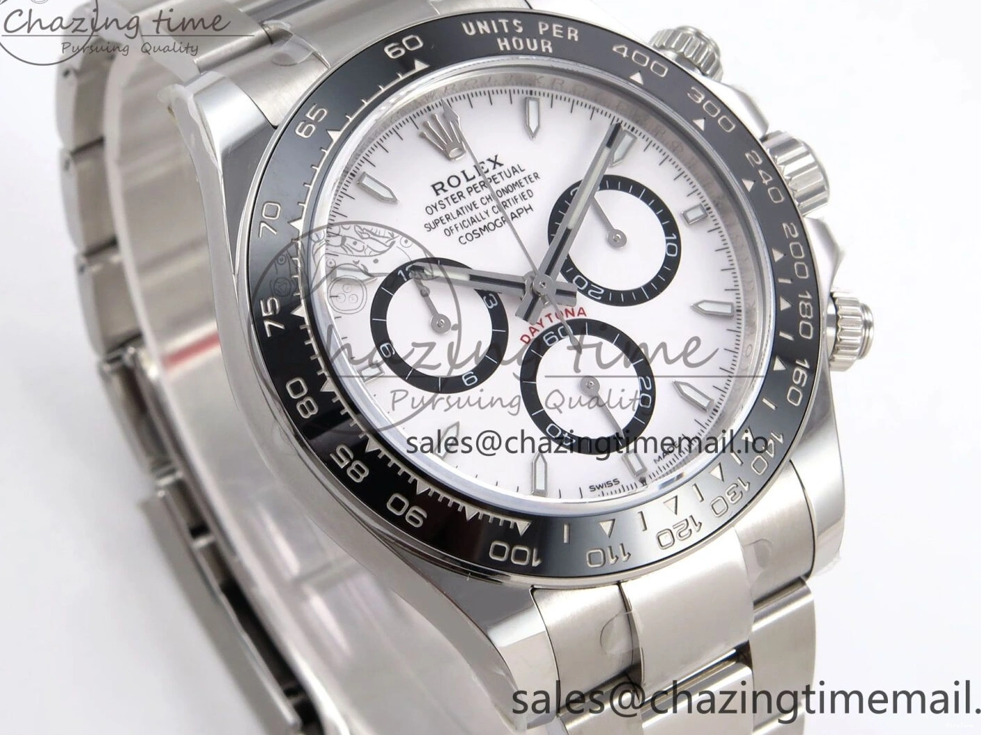 MiroTime 0427 Fashionable Daytona 126500 APF 1:1 Best Edition 904L Steel White Dial on SS Oyster Bracelet DD 1113